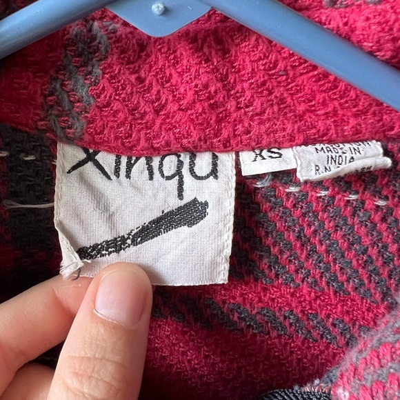 Vintage red plaid jacket - Picture 8 of 10